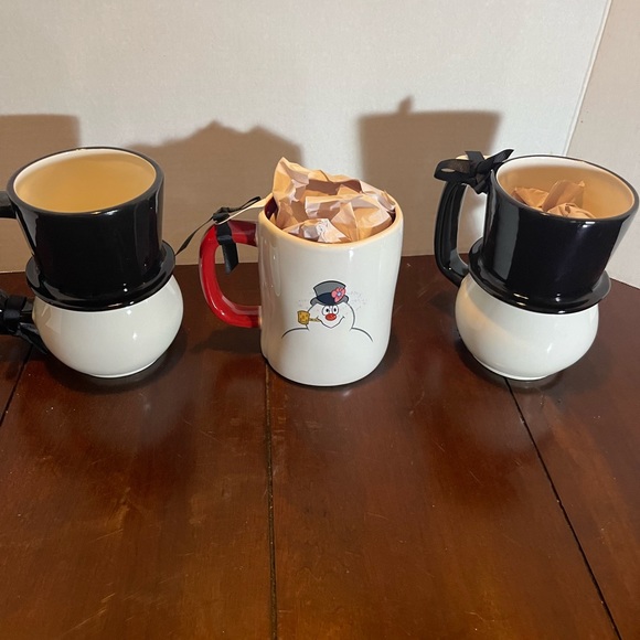 NWT Rae Dunn Frosty the Snowman Mug Set - Picture 8 of 16